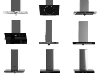 现代抽油烟机 厨房电器3d模型 现代抽油烟机 厨房电器