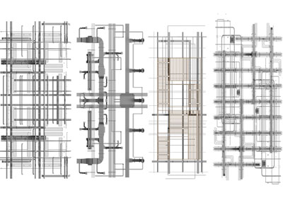 工业风loft管道天花吊顶