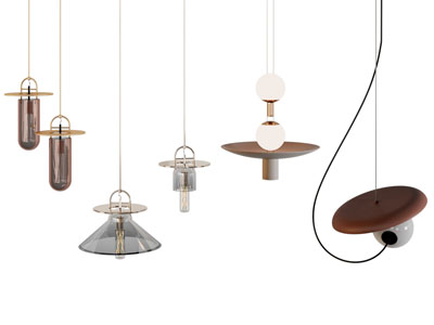 现代垂线单头吊灯