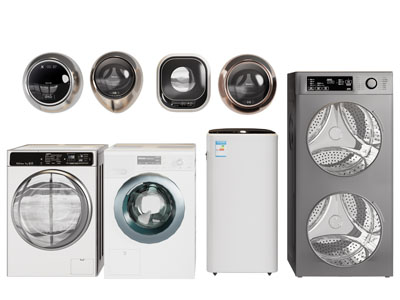 现代滚筒洗衣机3d模型 现代滚筒洗衣机