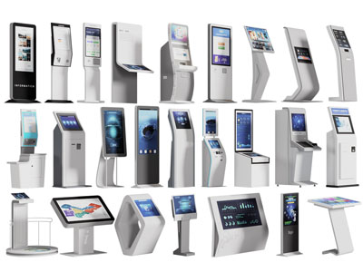 现代智能触摸查询一体机3d模型 现代智能触摸查询一体机