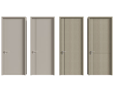 现代木门 平开门