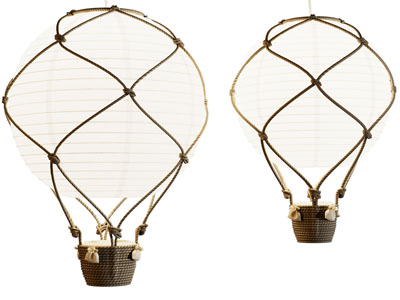 现代热气球造的吊灯