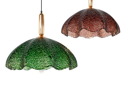 现代彩色玻璃灯罩吊灯
