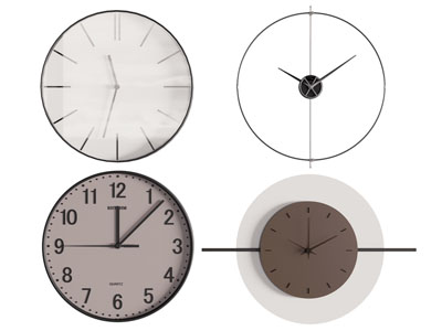 现代钟表3d模型 现代钟表