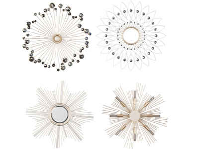 现代铁艺花朵墙饰挂件