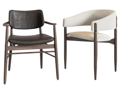 现代实木边框休闲椅子 餐椅