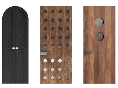 法式木门 平开门 谷仓门