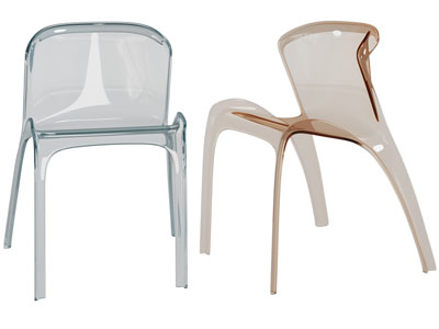 现代亚克力休闲椅子 餐椅