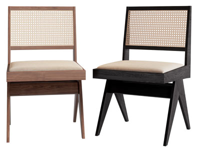 侘寂风休闲椅子 餐椅