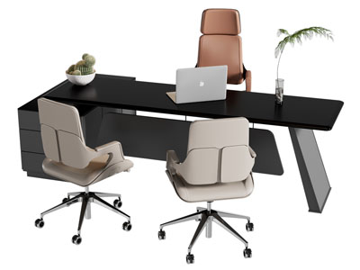 现代老板台 老板桌椅组合