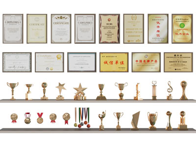 现代奖状 奖杯 奖牌3d模型 现代奖状 奖杯 奖牌