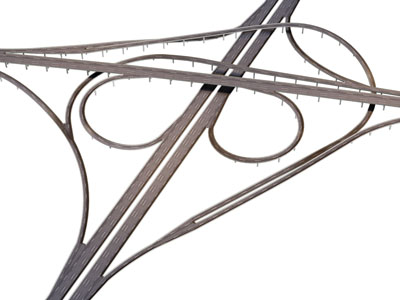 现代高架桥 立交桥