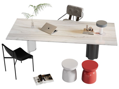 现代老板台 老板桌椅组合