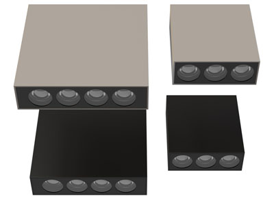 现代格栅灯 筒灯射灯