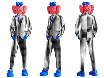 现代Kaws公仔雕塑雕刻摆件组合