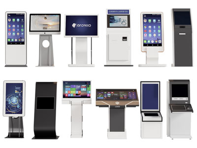 现代智能触屏查询一体机3d模型 现代智能触屏查询一体机