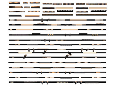 现代轨道磁吸灯 筒灯射灯 格栅灯