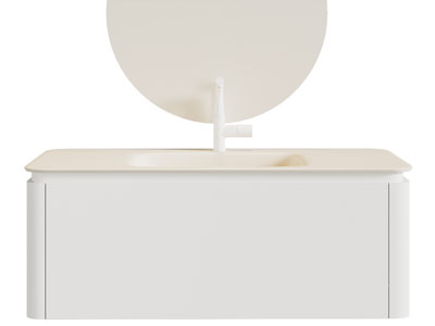 现代洗手台 镜子 浴室柜