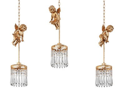 欧式装饰天使的吊灯