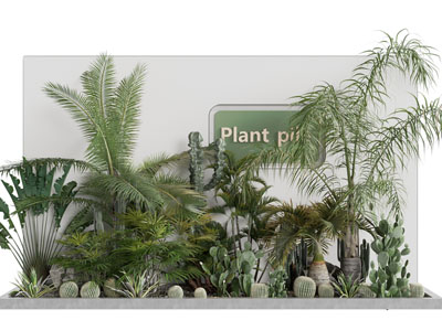 现代室内花卉花草景观园艺小品