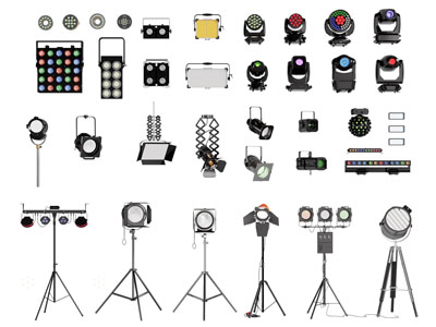 现代霓虹灯 筒灯射灯 补光灯