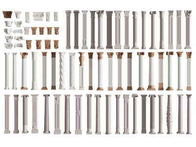 欧式罗马柱子 柱托 柱头