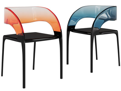 现代亚克力休闲椅子 餐椅