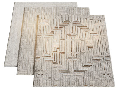 新中式长方形地毯