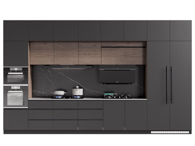 现代整体橱柜 厨房电器3d模型 现代整体橱柜 厨房电器