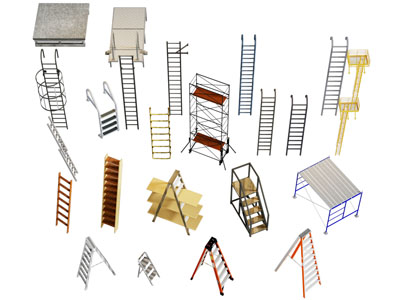 现代金属梯子 折叠梯 升降梯子 生活用品