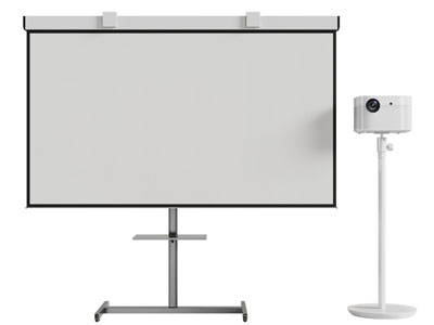 现代投影幕布 投影仪3d模型 现代投影幕布 投影仪