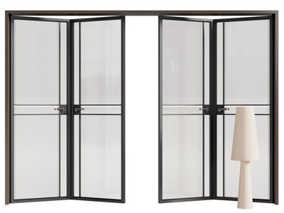 现代长虹玻璃折叠推拉门