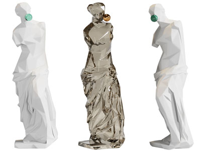 现代抽象几何造维纳斯雕塑雕刻3d模型 现代抽象几何造维纳斯雕塑雕刻