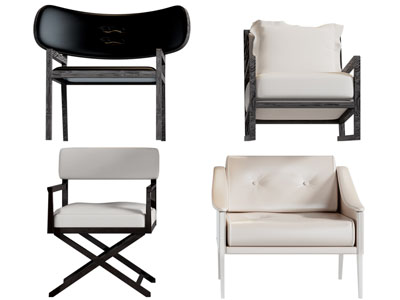 现代休闲椅子 扶手椅子