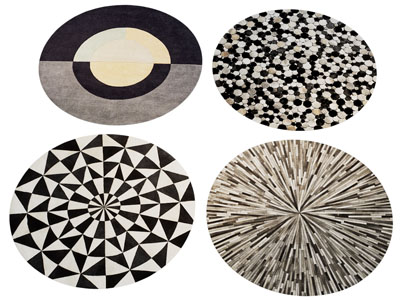 现代圆形地毯