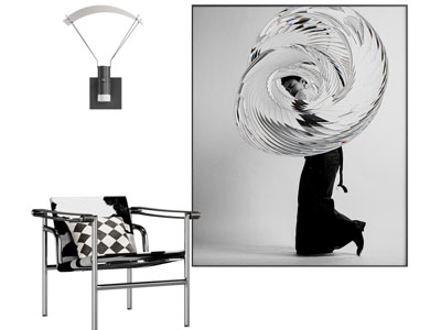 现代休闲椅子 装饰挂画