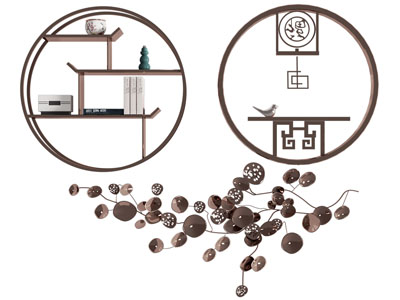 新中式墙饰挂件