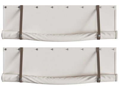 现代帆布卷帘 拉帘3d模型 现代帆布卷帘 拉帘