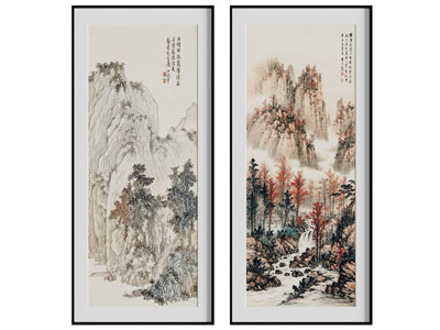 新中式装饰挂画3d模型 新中式装饰挂画