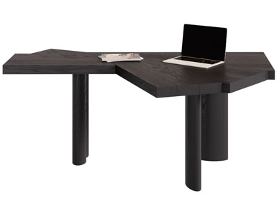 现代创意书桌3d模型 现代创意书桌