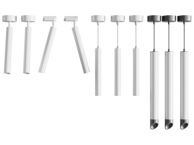 现代可转向筒灯射灯