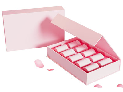 现代包装盒摆件组合