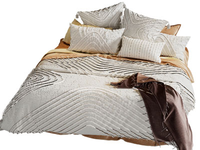 现代无床头双人床