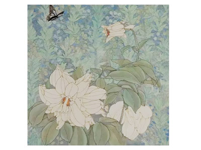 现代花卉装饰挂画3d模型 现代花卉装饰挂画
