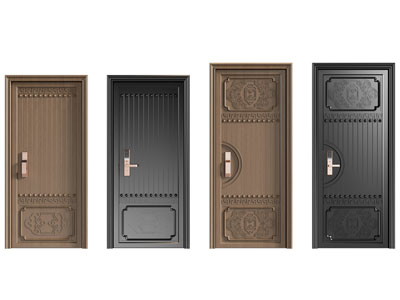 欧式单扇平开门 木门