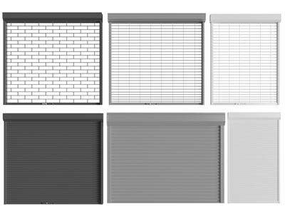 现代防盗门 卷闸门 大门