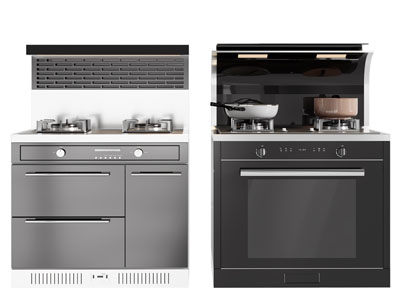 现代集成灶 厨房电器3d模型 现代集成灶 厨房电器