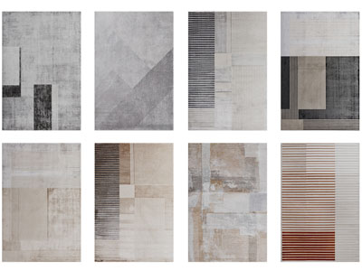 现代长方形地毯