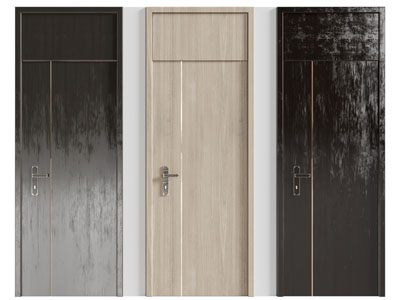 新中式木门 平开门